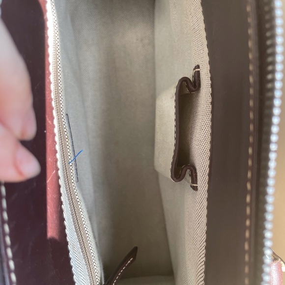 Dooney bourke briefcase handbag brown signature - Picture 5 of 5